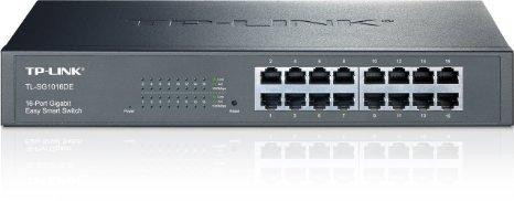 Omada Networks By Tp Link The Tl-sg1016de 16-port Gigabit Easy Smart Switch Is An Ideal Upgrade From An Un