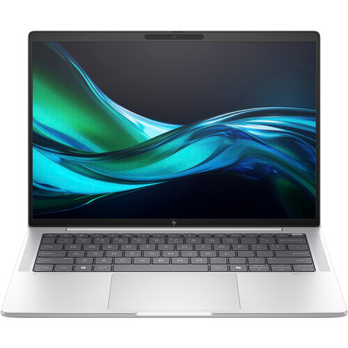 HP EliteBook 1040 G11 Notebook – Front view open displaying 14-inch Sure View privacy screen