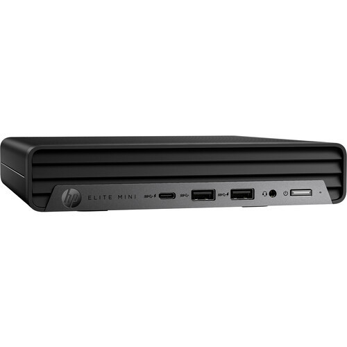 HP EliteDesk 800 G9 Mini Desktop – Front profile view showing compact ultra-small form factor chassis