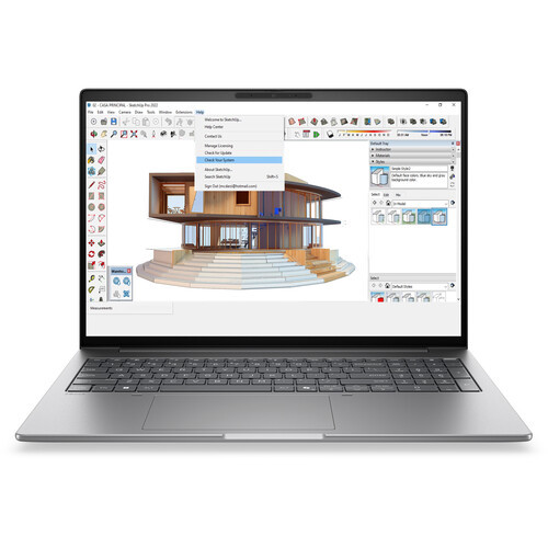 HP ZBook 8 G2a 16-Inch WUXGA Touchscreen Mobile Workstation – Front View Displaying Meteor Silver Finish and 16:10 Anti-Glare Display