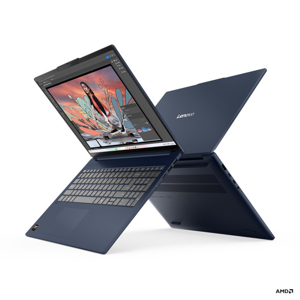 Lenovo IdeaPad Slim 5 16" Laptop – Side profile highlighting I/O ports and microSD card reader