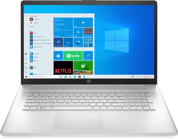 HP Laptop 17-cn0013dx -17.3" Display, Intel i3, 8GB RAM, 1TB HDD, Windows 10, Silver
