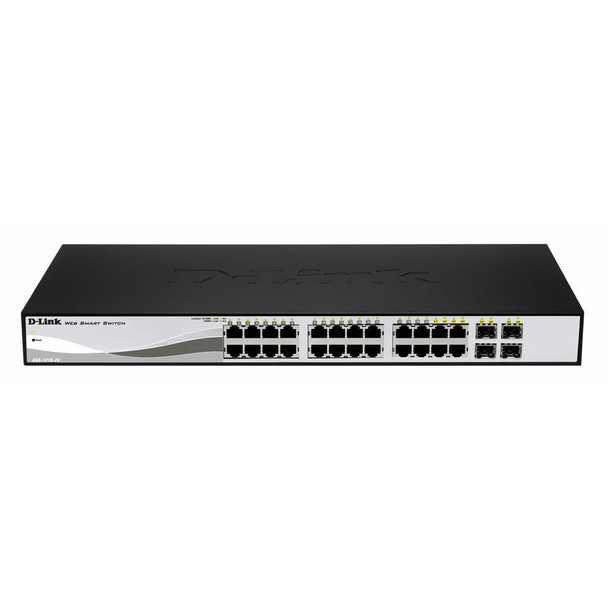 D-Link DGS-1210-28P network switch Managed L2 Power over Ethernet (PoE) 1U