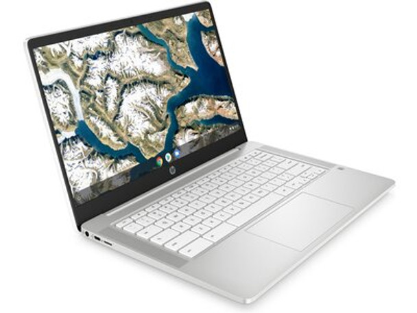 HP Chromebook 14a-na0017ds -14" Touch, Intel Celeron, 4GB RAM, 128GB eMMC, White