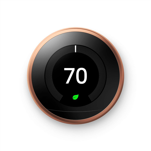 Google Nest Learning Thermostat 3rd Gen - Copper (Certified Refurbished)