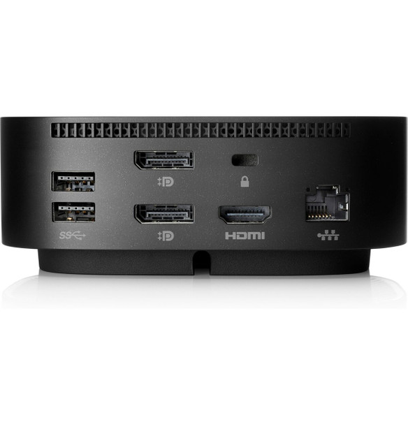 HP USB-C Dock G5 - 3 Displays Supported, 4K/QHD/FHD, 4 x USB Type-A Ports, RJ-45, HDMI, DisplayPort, 100W, Black