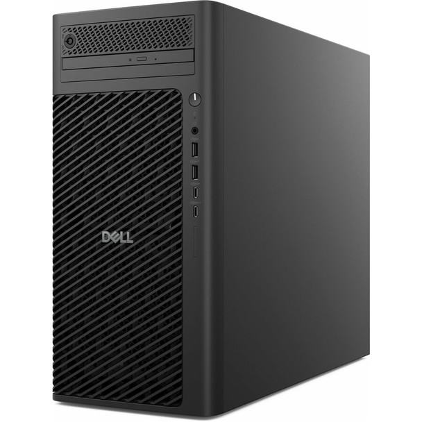Dell Pro Max Tower T2 FCT2250 professional workstation featuring Intel Core Ultra 7 265 20-core processor and AMD Radeon PRO W7500 8GB graphics.