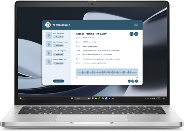 Dell Pro 14 Plus PB14255 Copilot+ PC featuring 14-inch anti-glare screen and AMD Ryzen AI 7 Pro processor.