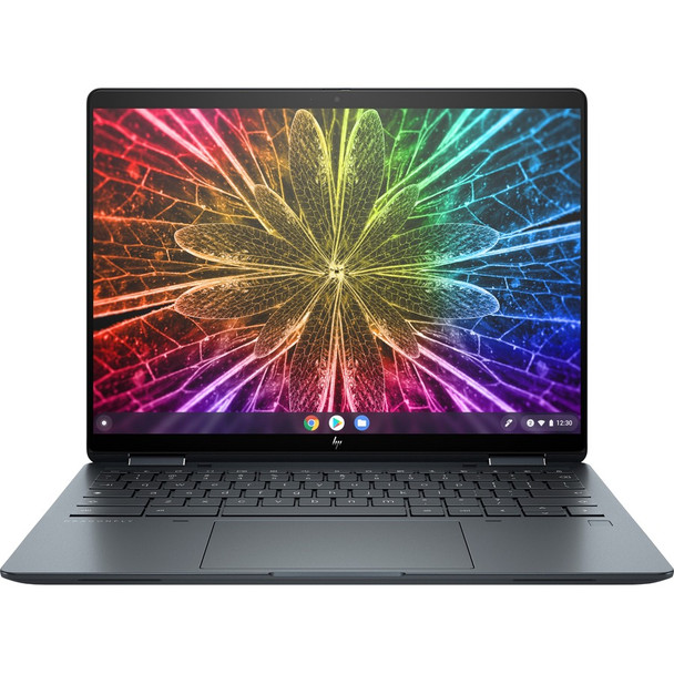 HP Elite Dragonfly Chromebook Enterprise in Slate Blue with Intel Core i7-1265U, 16GB RAM, 256GB SSD, 13.5" WUXGA+ touchscreen, Chrome OS, Wi-Fi 6E – premium convertible laptop with vPro and enterprise-grade security