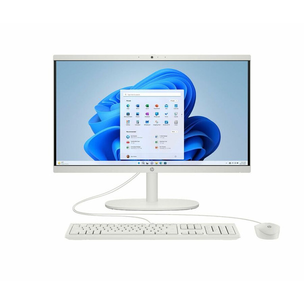 HP 22-dg0019 All-in-One PC with a 21.5-inch Full HD display, powered by an Intel Pentium Silver processor, 8GB of RAM, and a 256GB SSD.