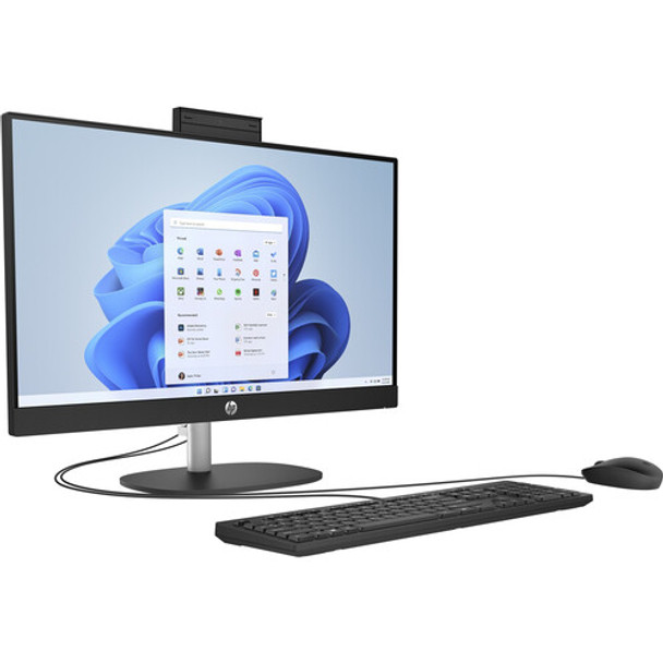 HP 24-cr0030 All-in-One Desktop PC with Intel Core i3 processor, 8GB RAM, and 256GB SSD – sleek 24-inch display ideal for home or office productivity