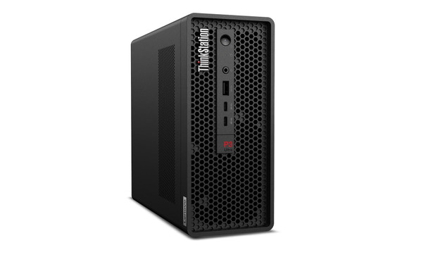 Lenovo ThinkStation P3 Ultra Gen 2 Small Form Factor AI Workstation with Intel Core Ultra 5 processor, 16GB DDR5 RAM, 512GB SSD, and Windows 11 Pro – compact 3.9L desktop built for AI-enhanced workflows, business productivity, and secure enterprise deployment