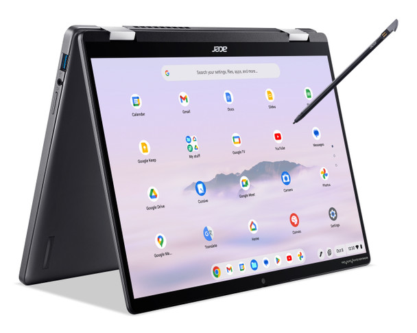 Acer Chromebook Plus Enterprise Spin 714 CPE7941N | 2-in-1 AI Touchscreen – Intel Core Ultra 7, 16GB RAM, 256GB SSD, 14" WUXGA | ChromeOS