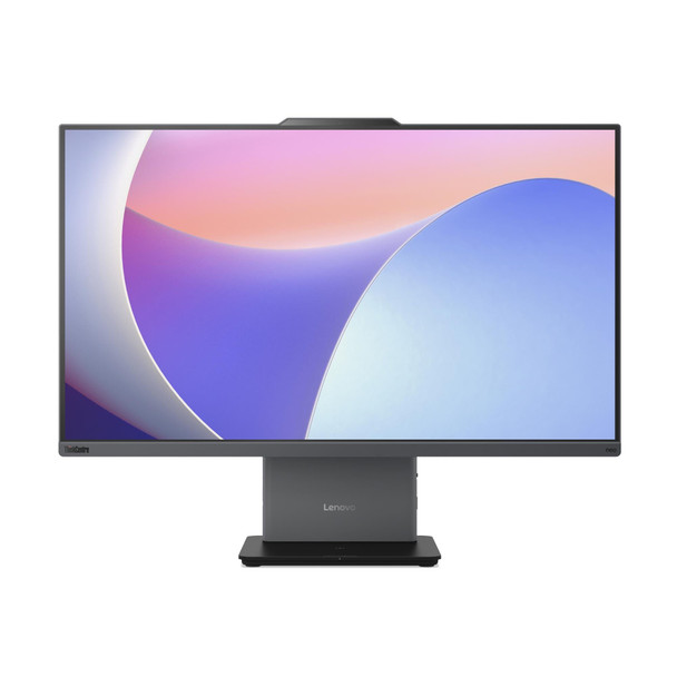 Front view of Lenovo ThinkCentre neo 50a Gen 5 All-in-One PC with 27-inch Full HD touchscreen, sleek black frame, and minimalist stand—featuring Intel Core i7 processor, 16GB DDR5 RAM, and Windows 11 Pro interface on screen. Front view of Lenovo ThinkCentre neo 50a Gen 5 All-in-One PC with 27-inch Full HD touchscreen, sleek black frame, and minimalist stand—featuring Intel Core i7 processor, 16GB DDR5 RAM, and Windows 11 Pro interface on screen.