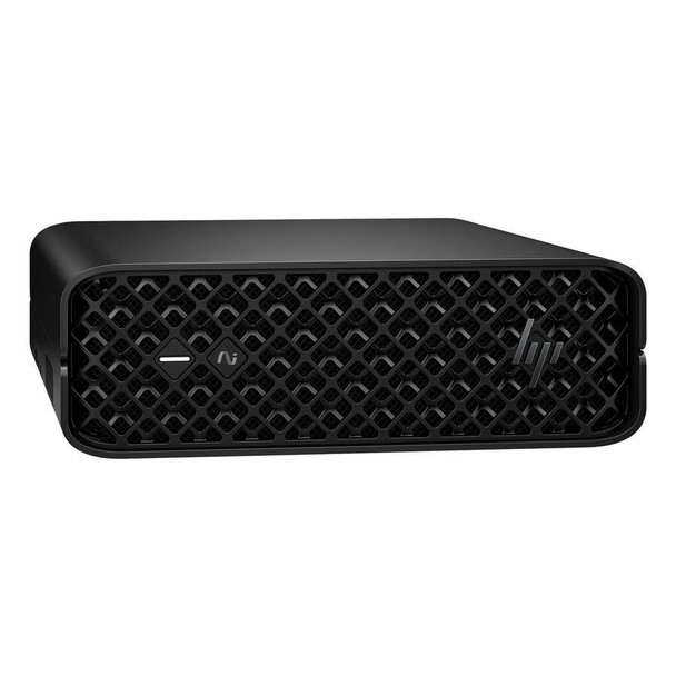 HP Z2 Mini G1i Workstation with Intel Core Ultra 5 235 processor, 16GB RAM, 512GB PCIe 4.0 SSD, AI Boost acceleration, Windows 11 Pro, and Wolf Pro Security—ultra-compact AI-ready desktop for secure, high-performance workflows.