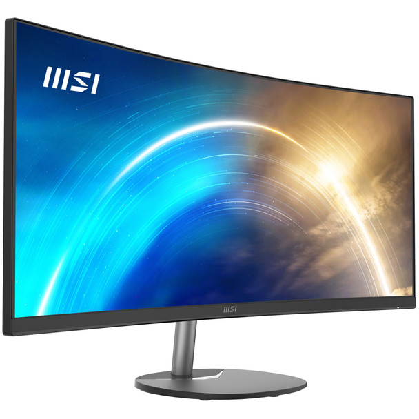 MSI PRO MP341CQW 34" Widescreen LCD Monitor – UWQHD / 100 Hz / 1 ms / Curved 1500R - Matte Black