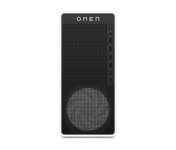 HP OMEN 16L TG03-0009 Gaming Desktop PC – AMD Ryzen 7 8700F, RTX 5060 Ti 16GB, 16GB RAM, 1TB SSD, White, Windows 11