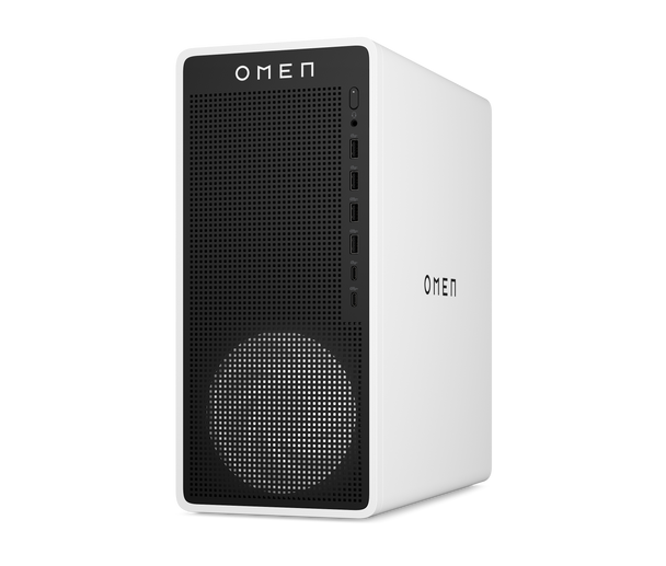 HP OMEN 16L TG03-0009 Gaming Desktop PC – AMD Ryzen 7 8700F, RTX 5060 Ti 16GB, 16GB RAM, 1TB SSD, White, Windows 11