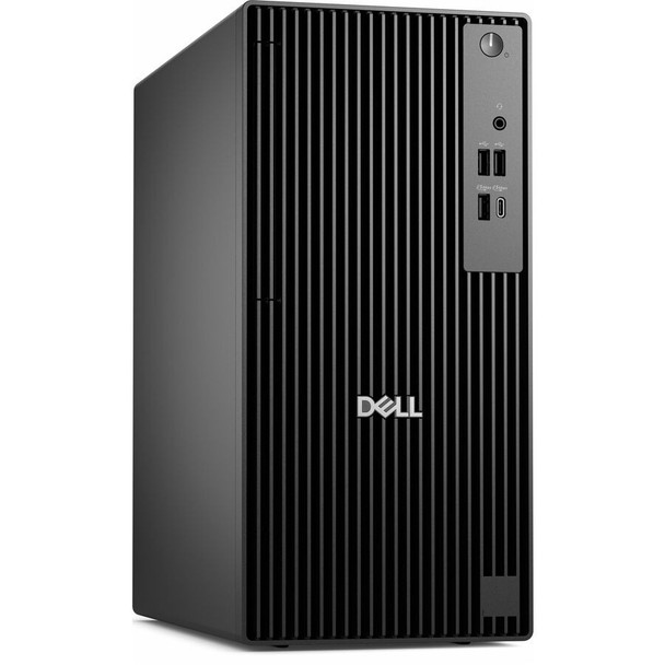 Dell Pro Tower QCT1255 desktop PC with AMD Ryzen 5 PRO 6-core, 16GB DDR5, 512GB SSD, integrated graphics, Windows 11 Pro, TPM security, keyboard and mouse included, reliable office performance
