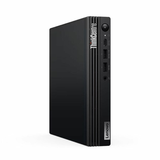 Lenovo ThinkCentre M70q Gen 5 Tiny desktop with Intel i5 processor, DDR5 memory, and secure compact design