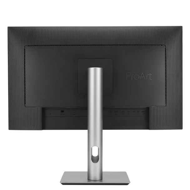 Rear view of ASUS ProArt PA278QV showing VESA mount and cable management