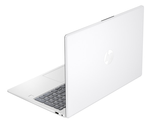 HP 15-fd0121ds 15.6" Touchscreen Laptop – Intel N100 Quad-Core, 4GB RAM, 128GB UFS, Windows 11 Home S-Mode – Diamond White
