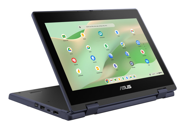 ASUS Chromebook CR11 (CR1104) 11.6" Touchscreen Laptop – Intel N150 Quad-Core, 8GB RAM, 64GB eMMC, Mineral Grey, Chrome OS