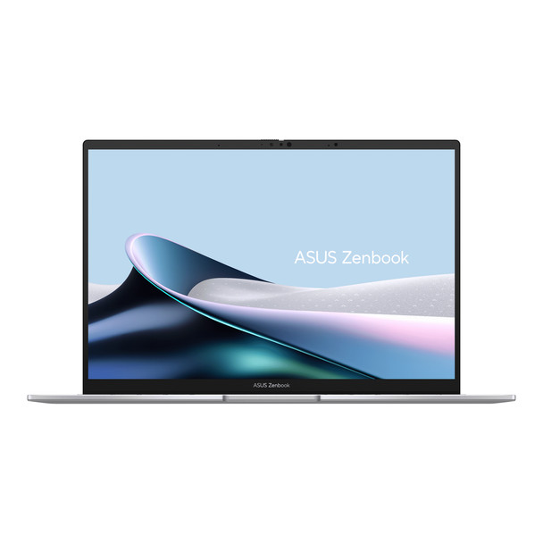 ASUS Zenbook UX3405 OLED touchscreen laptop showing ultra-slim metal chassis