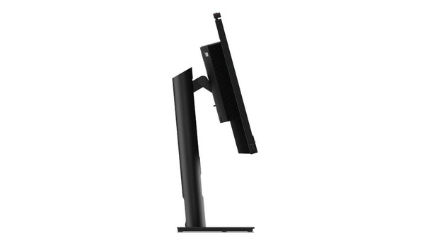 Lenovo ThinkCentre TIO-24 Gen 5 23.8" FHD IPS Touch Monitor – 1080p Webcam, Speakers, KVM, Height Adjustable Stand – Black