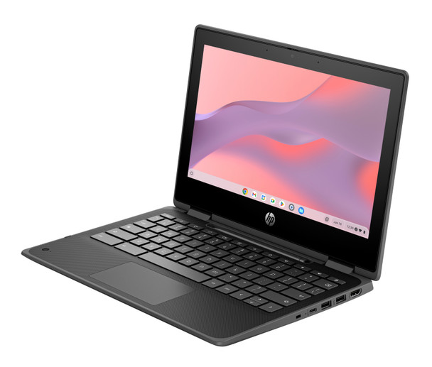 HP Fortis x360 11 G5 2-in-1 Chromebook – Intel N100, 4GB RAM, 32GB eMMC, 11.6" HD Touchscreen, Chrome OS