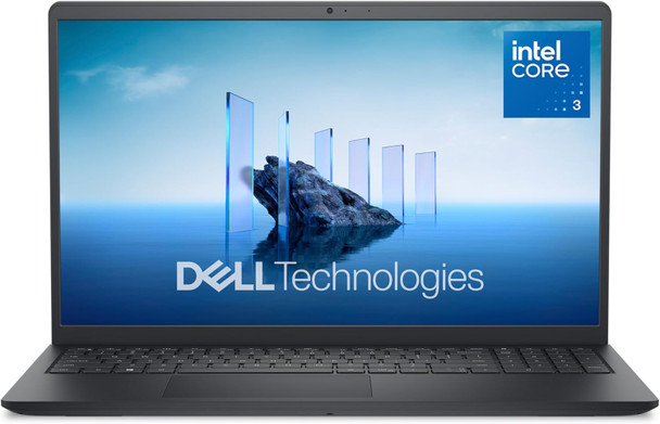 Dell 15 .6" FHD Laptop - Intel Core 3 100U - 8GB DDR4 RAM - 512GB SSD - Windows 11 Home - Black (Refurbished)