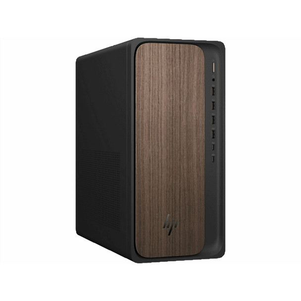 HP OmniDesk Desktop AI PC, Intel Core Ultra 7 265, 32GB RAM, 2TB SSD, Windows 11 Home, Dark Wood - M03-0039 (Refurbished)