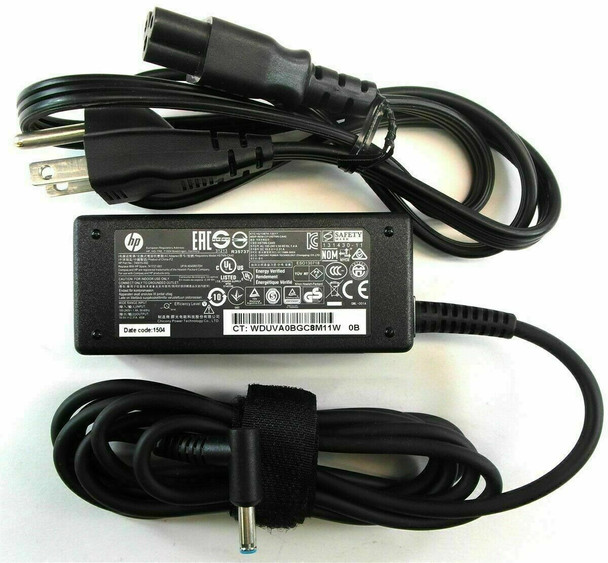 HP 45W blue tip laptop AC Adapter Power Supply charger 19.5V(Refurbished)