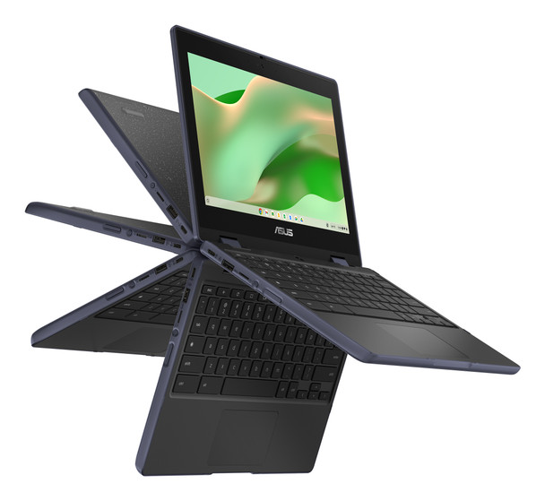 Asus Chromebook CZ12 Flip 12.2" WUXGA Touchscreen 2-in-1 | MediaTek Kompanio 540 Octa-core – 8GB RAM | 19-Hr Battery | Rugged Design | Mineral Gray | ChromeOS
