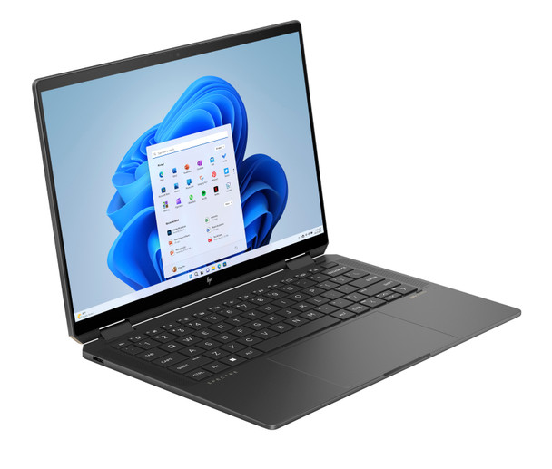 HP Spectre x360 14" 3K OLED 2‑in‑1 | Intel Ultra 7‑155H – 32GB RAM, 2TB SSD, 48‑TOPS NPU | Manufacturer‑Renewed | Black
