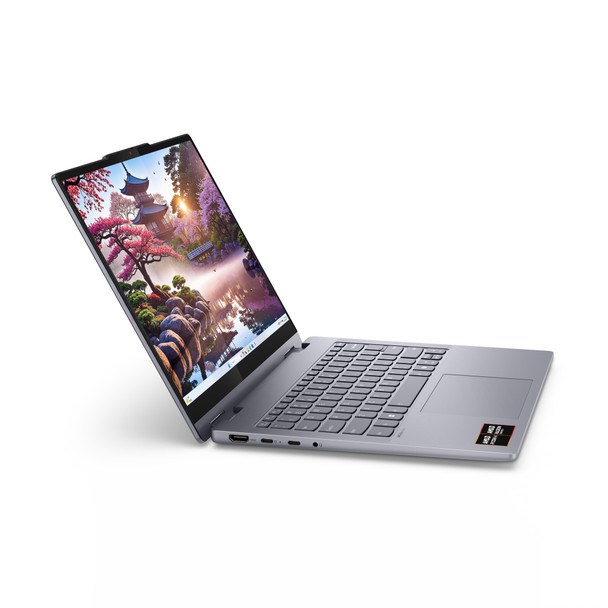 Lenovo IdeaPad 5 2 in 1 Laptop with AMD Ryzen AI 5 340, 16GB RAM, 256GB SSD, 50 TOPS NPU, and Windows 11 Home