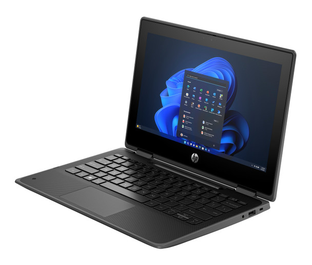 HP Fortis Flip G1i 11.6" Touchscreen 2-in-1 - Intel N150, 8GB RAM, 128GB UFS - Jet Black
