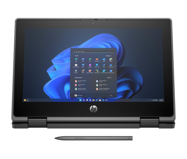 HP Fortis Flip G1i 11.6" Touchscreen 2-in-1 - Intel N150, 8GB RAM, 128GB UFS - Jet Black