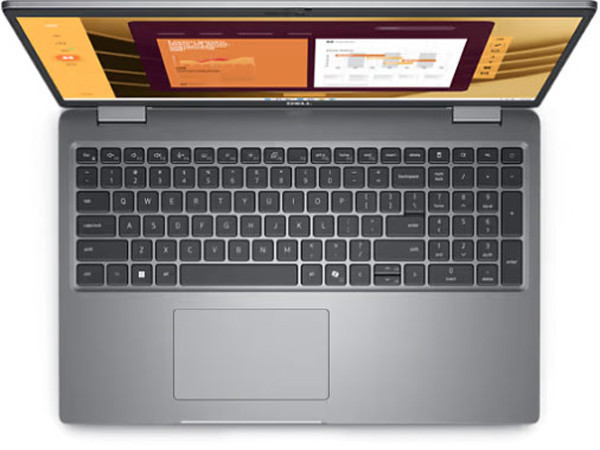 Dell Latitude 15 inch 5550 AI PC Laptop – Intel Core Ultra 7 155U, 16GB RAM, 256GB SSD – Titan Gray