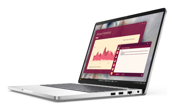 Dell Pro PC14250 14 inch AI PC Laptop – Intel Core Ultra 5 235U, 16GB RAM, 512GB SSD – Platinum Silver