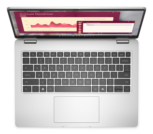 Dell Pro PC14250 14 inch AI PC Laptop – Intel Core Ultra 5 235U, 16GB RAM, 512GB SSD – Platinum Silver