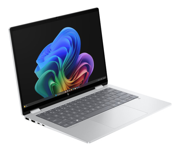 HP OmniBook X Flip 14" 2.8K OLED Touchscreen AI PC – Intel Core Ultra 7 258V, 32GB RAM, 1TB SSD – Silver