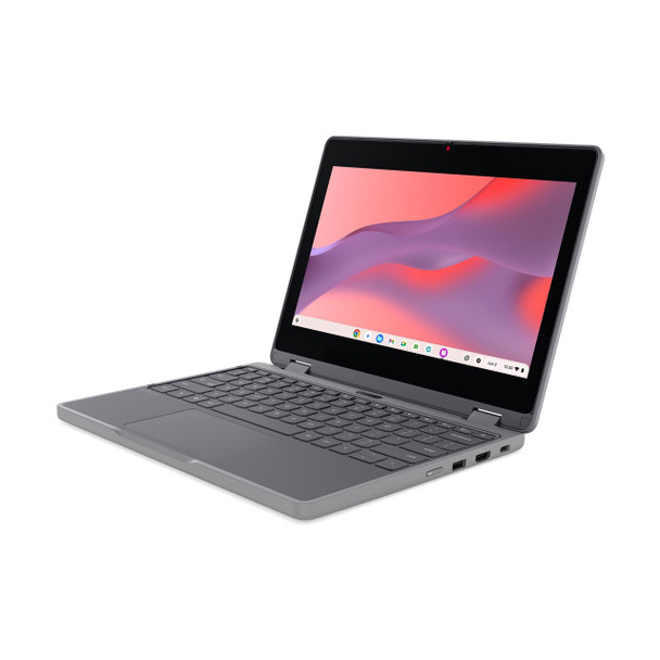 Lenovo Chromebook 500e 2-in-1 Gen 5 11.6" Touchscreen AI PC – MediaTek Kompanio 540, 4GB RAM, 64GB SSD, Luna Grey, ChromeOS