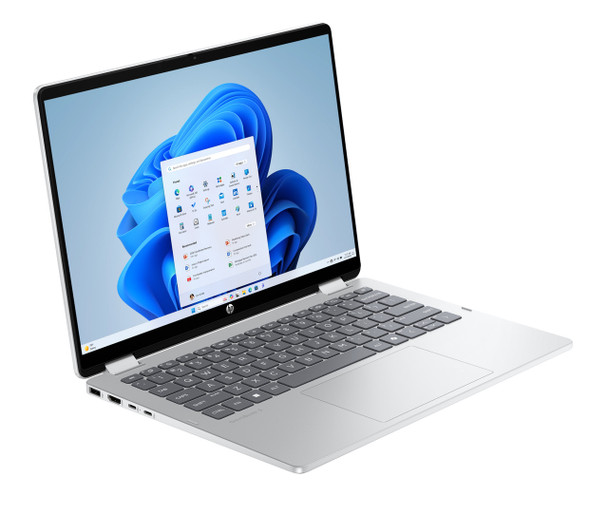 HP OmniBook 5 Flip 14-fp0016ca 2-in-1 Touchscreen Laptop – Intel Core 3 100U, 8GB RAM, 512GB SSD – Glacier Silver