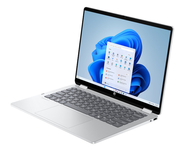 HP OmniBook 5 Flip 14-fp0008ca 2-in-1 Touchscreen Laptop – Intel Core 5 120U, 16GB RAM, 512GB SSD – Glacier Silver