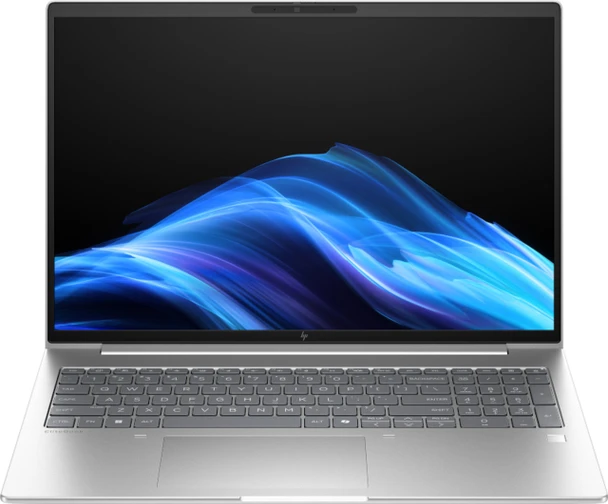 A Pike Silver HP EliteBook 6 G1i 13.3-inch touchscreen laptop featuring a 16:10 WUXGA IPS anti-glare display.