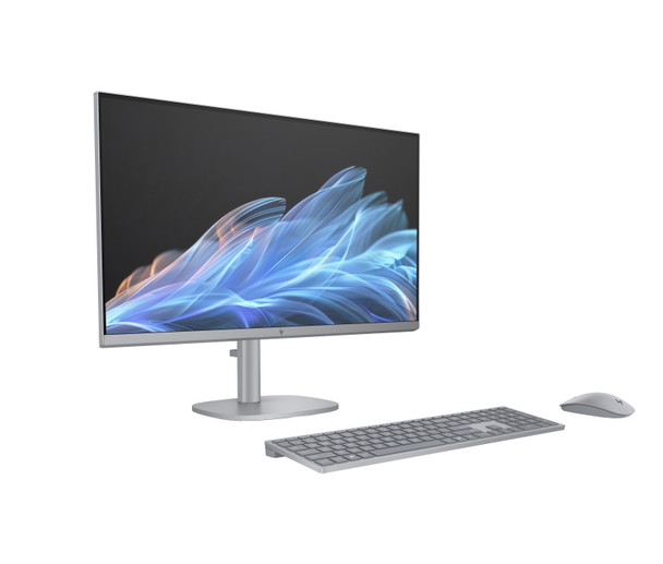 Front view of 27-inch FHD touchscreen with Micro-Edge bezel and anti-glare IPS panel.