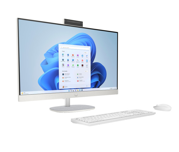 HP 27-cr0170 27" Touchscreen All-in-One PC – Intel Core i5-1335U, 16GB RAM, 512GB SSD, W11H – White (New)