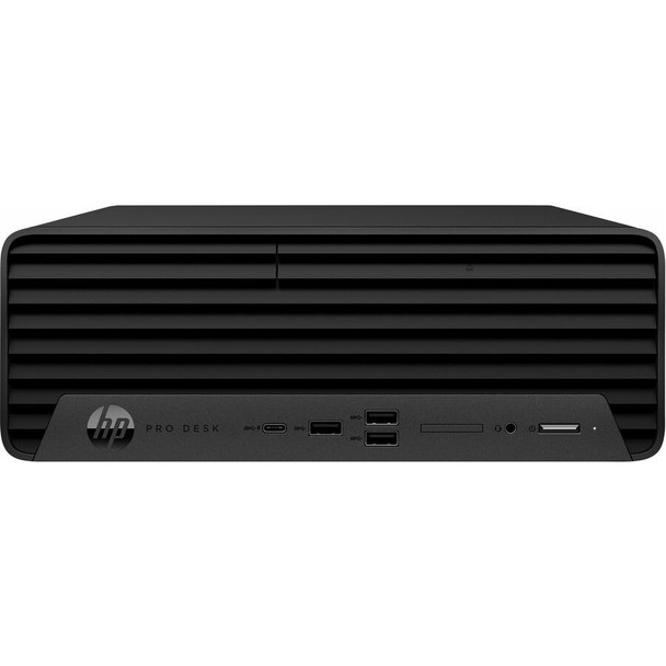 Elite-tier HP Pro 400 G9 desktop with professional matte black finish.