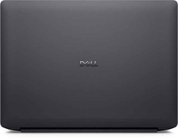 Closed profile capturing the sleek protective lid displaying the centered reflective metallic geometric corporate logo.